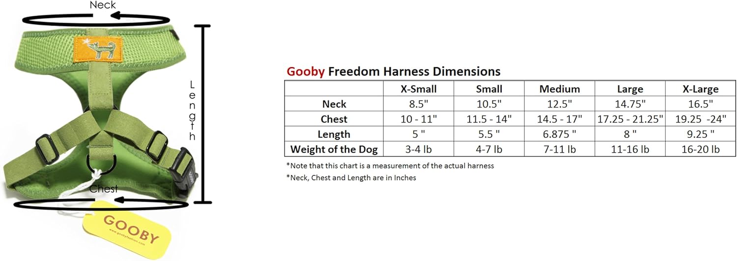 gooby choke free freedom harness