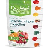 Dr. John&rsquo;s Sugar Free Candy, Healthy Lollipops with Zero Sugar, Low Calorie Snacks, Keto Friendly Hard Candy Sweets, Ultimate Collection, 60 Count, 1 LB