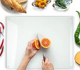Kitchenville Glass Chopping Board 50x40cm Tempered Heat-Resistant