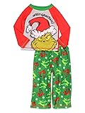 The Grinch Boys' Toddler Sleep Set, Green, 3T
