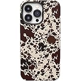 Casely iPhone 14 Pro Case | Cowgirl Envy | Cow Print | Bold Protective Design | Compatible with MagSafe
