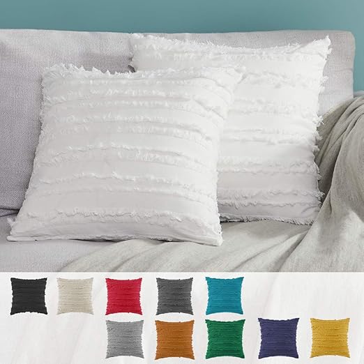 Amazon Com Gigizaza Decor Throw Couch Pillow Covers 18x18 Cotton