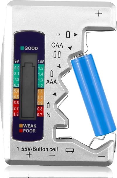Raykce Universal Battery Checker Digital Capacity Level Tester