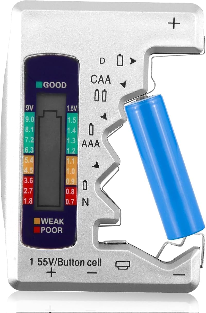 Raykce Universal Battery Checker Digital Capacity Level Tester