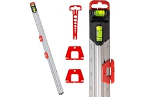 Kapro - 313 Measure Mate - Ultimate Home-Improvement Tool - With Level and Ruler - Features Sliding Markers and Knife Guide - Includes Nail Gripper and Drill Bit Gauge - 24 Inch