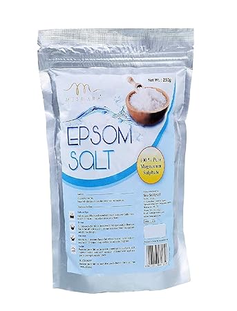 Mesmara Epsom Bath Salt For Relaxation, Muscle Relief, Relieves Aches & Pains, 250gm