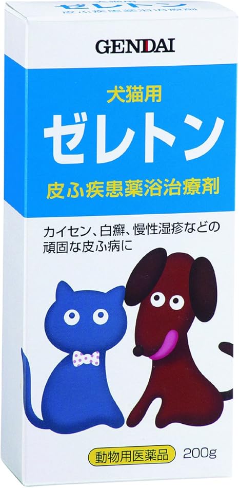 Amazon 動物用医薬品 現代製薬 ゼレトン 0g 1本入 現代製薬 かゆみケア 通販