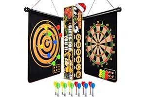 Givevan Magnetic Dart Board for Kids, Teen Boys Gift Ideas for Christmas, Room Decor for Teenage, Stocking Stuffers Toys for Girls Age 6 7 8 9 10 11 12 13 14 15 16 Years