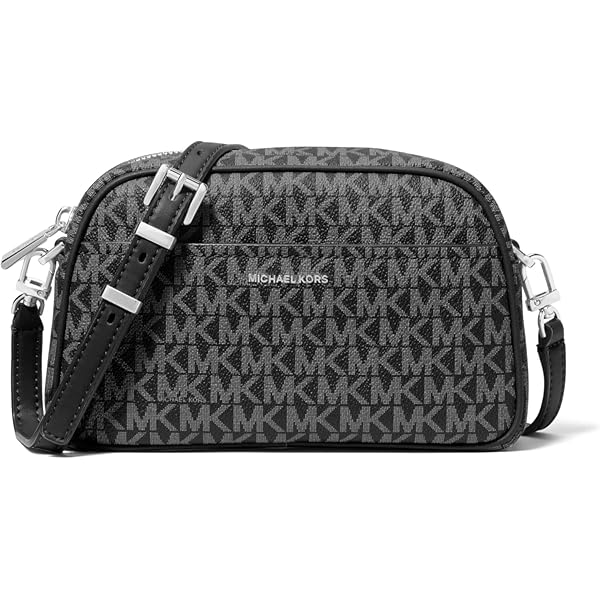 Amazon.com: Michael Kors Hudson Double Zip Camera Bag, Light