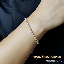 Morchic Natural Moonstone Adjustable Bracelet for
