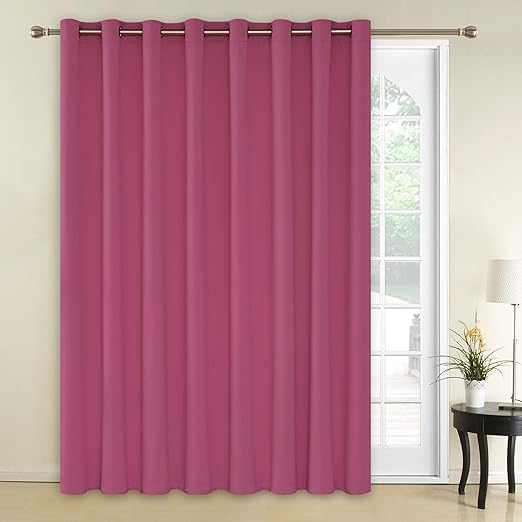 Amazon Com Deconovo Blackout Drape Wide Width Grommet Curtains