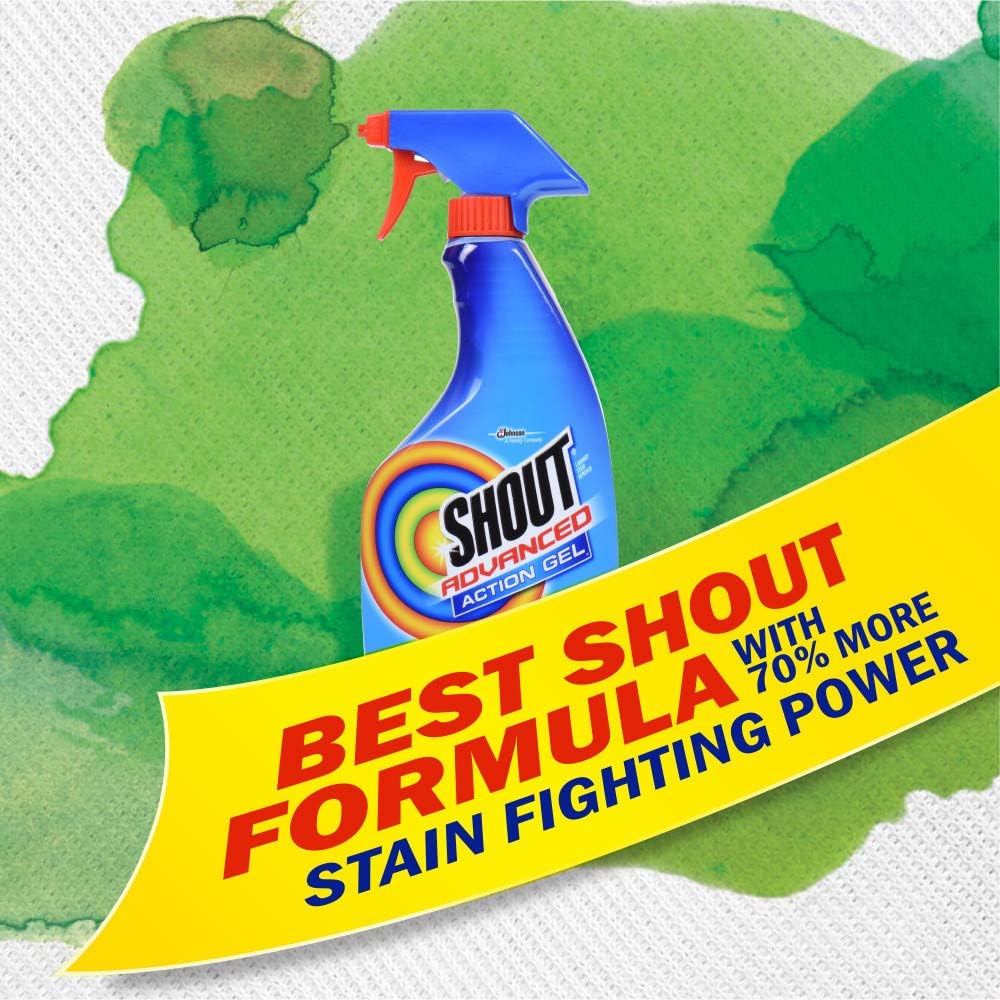 Shout Spray and Wash Advanced Action Stain Remover for Clothes, 22 oz: Health & Personal Care