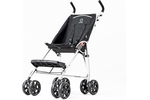 Coche XL Special Needs Stroller, Disability Stroller for Older Child, Larger Size Pushchair, Easy Folding System, Lightweight Aluminum Frame (Black)