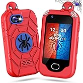 Gocina Kids Smart Phone, Toddler Valentine's Day Birthday Gift for Age 3-10, Touchscreen Kids Cell Phone Toy with Cameras, Learning, Music, Games and 32 GB Card