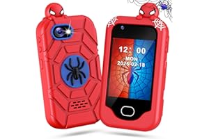 Gocina Kids Smart Phone， Toddler Christmas Birthday Gift for Age 3-10, Touchscreen Kids Cell Phone Toy with Cameras, Learning, Music, Games and 32 GB Card