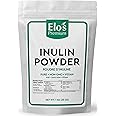 Organic Inulin Powder (227g) by Elo's Premium| 100% Food Grade Inulin Powder | Packaged in Canada| Used As A Source Of Fibre 