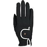 Roeckl - ladies contrast riding gloves LONA black-white 6.5
