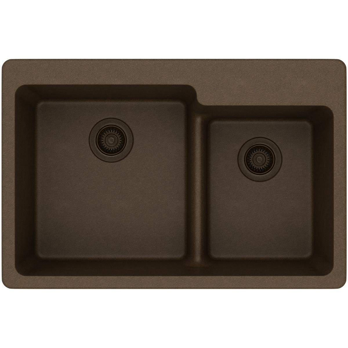 Best Top Mount Off Set Granite Kitchen Sink