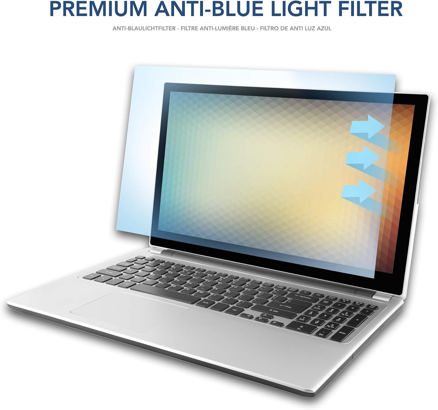 VistaProtect - Premium Anti Blue Light Filter & Protector for PC Laptop Computer Screens Removable (13.3" inches) - Image 3