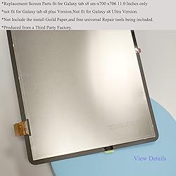 tab s8 Touch Screen Replacement LCD Display Parts