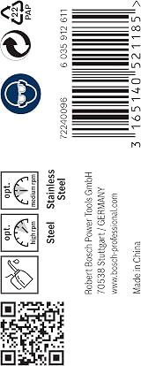 Bosch 10pc HSS-Co Metal Drill Bit Set DIN 338 4.5 x 47 x 80 mm view 4