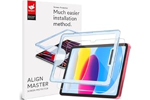 bersem Screen Protector Compatible with iPad 10th Generation 10.9 Inch (2022) Tempered Glass, Ultra Clear, Anti-Scratch, Case Friendly, EZ Kit, 1 Pack