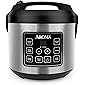 Aroma Housewares 20 Cup Cooked (10 cup uncooked) Digital Rice Cooker, Slow Cooker, Food Steamer, SS Exterior (ARC-150SB…