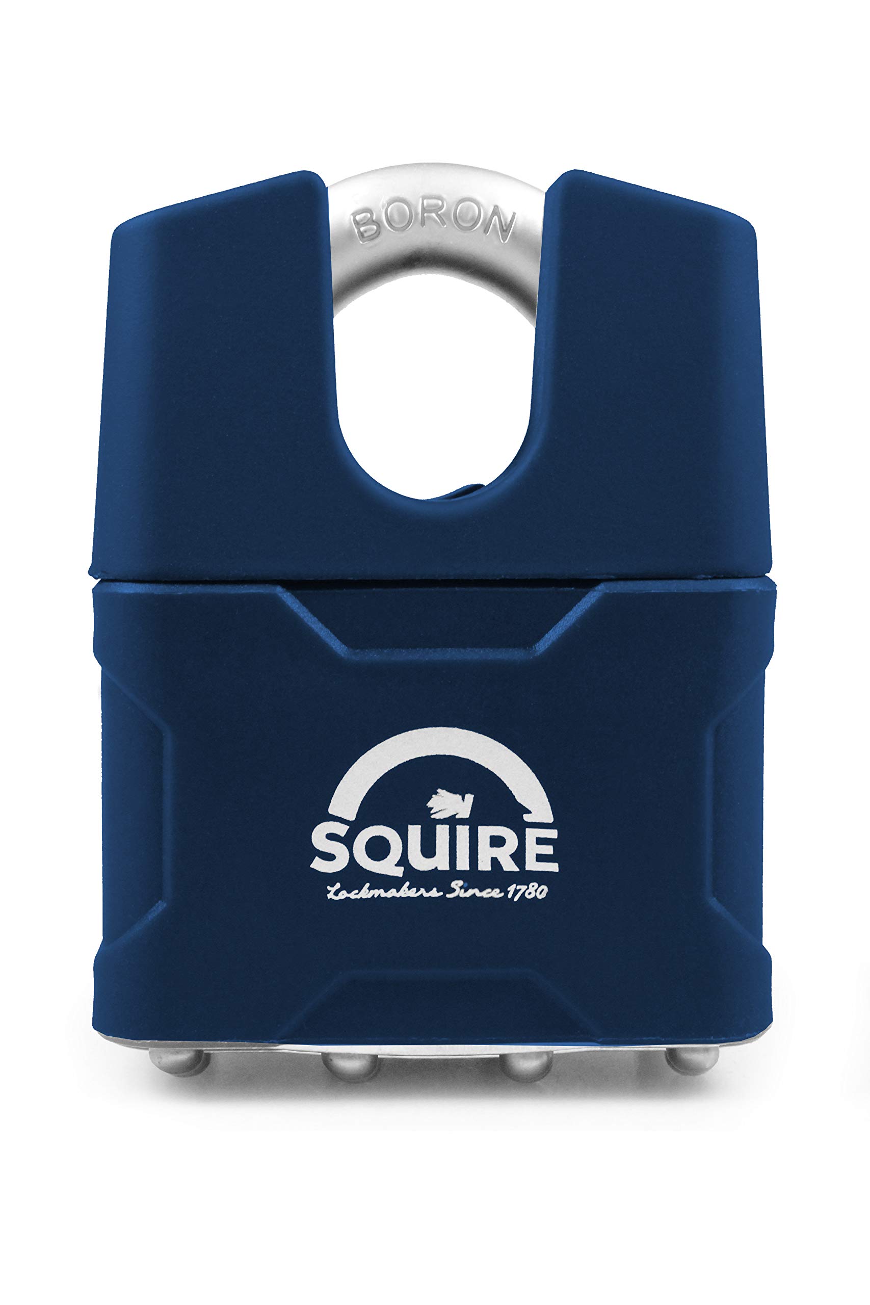 Henry Squire 39CS Stronglock Laminated Closed Shackle 4 Pin Double Locking Padlock, Blue, 51 mm (Length)