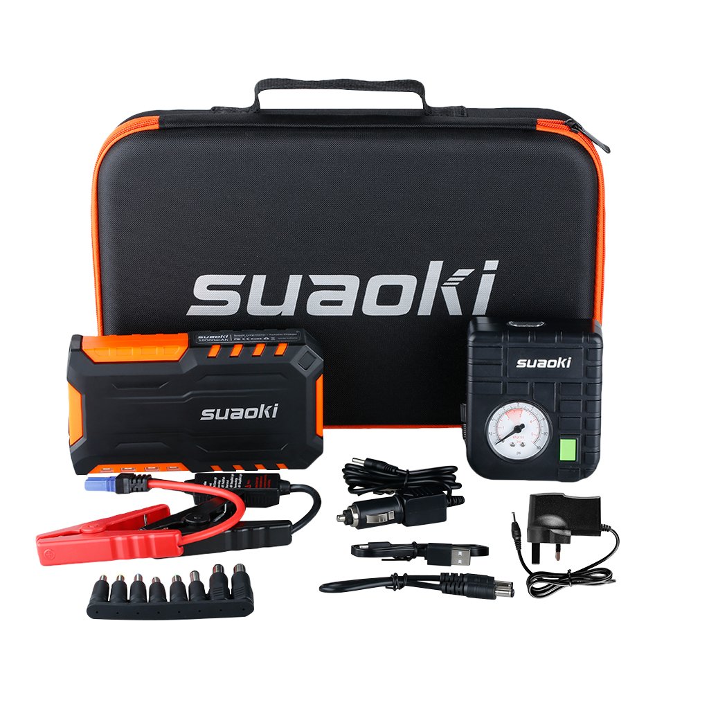 Suaoki Jump Starter G7 PLUS Avviatore di Emergenza Auto 18000mAh 600A