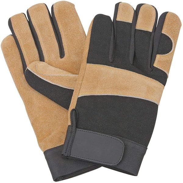 hardy full grain leather work gloves