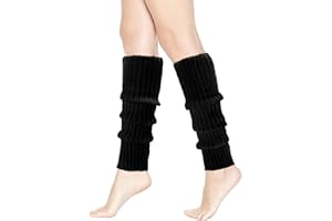 HEMOUR Leg Warmers for Women, Leg Warmers 80s Knit, Y2K Fashion Party Sports Yoga Ballet Dance Warm and Cozy Accessories