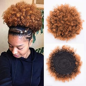 Amazon Com Beira Synthetic Afro Puff Drawstring Ponytail Short