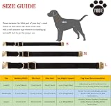 YUDOTE Ultra-soft Cotton Corduroy Dog Collar Large Black view 3