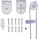 FURNISHED Heavy Duty Roller Blind Fittings White 25 mm Brackets Spare Kit view 1