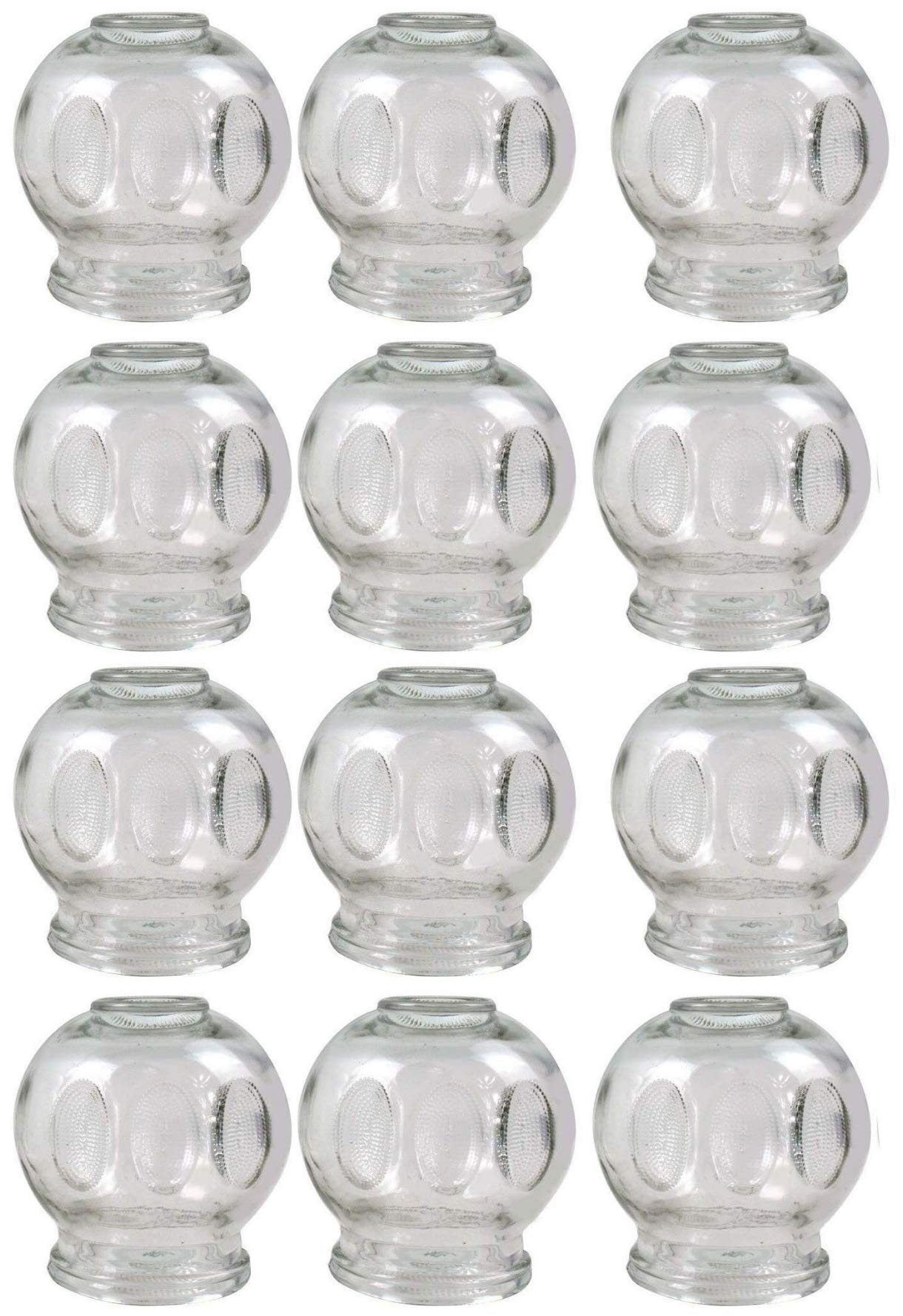 Buy Set of 12 Extra Large Cupping Glass XXL Dia 7 cm Height 8cm Opening