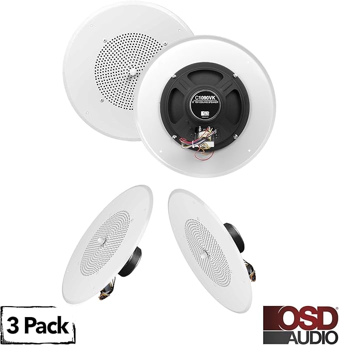 InCeiling Sound System OSD Audio 8” 70V Commercial Speaker C1070V