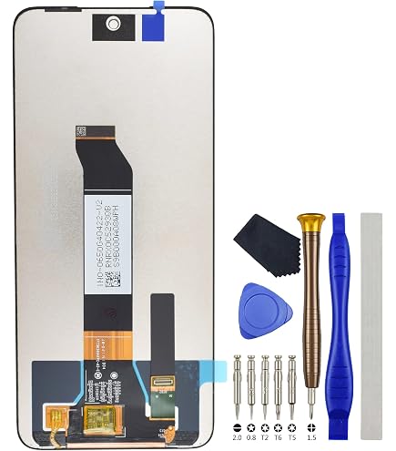 Schermo LCD 6,71'' Per Xiaomi Redmi 10C Con Kit Strumenti E Vetro Temperato