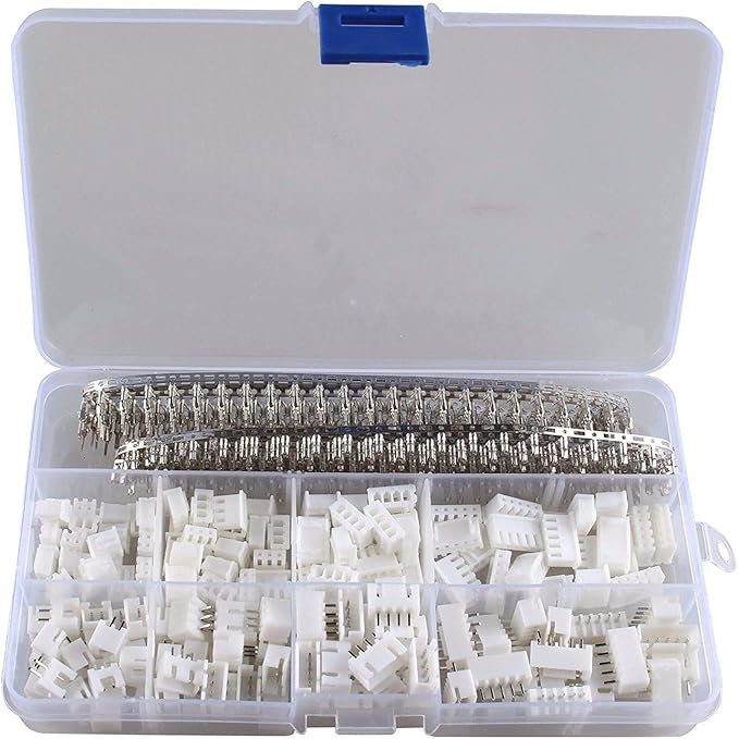 HAPPY-DZ práctico 560pcs Caja de Alambre de 2,54 mm y la Cabeza del