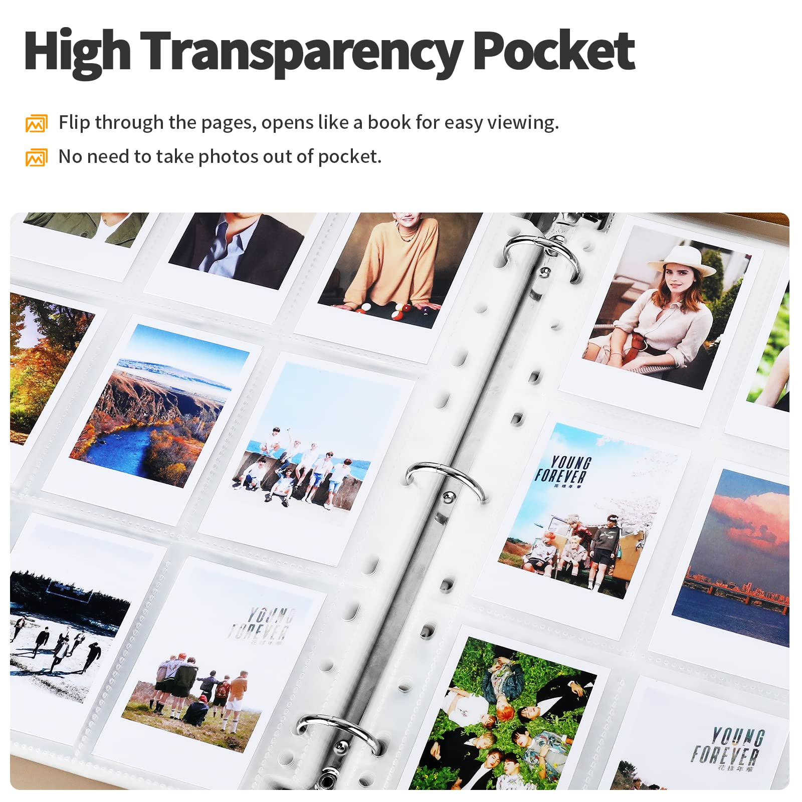 Mua A4 Photo Card Binder with 540 Pockets Sleeves, RIO Direct 2x3 ...