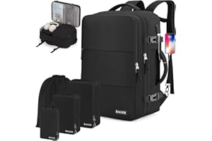 Carry on Backpack, Extra Large Travel Backpack Expandable Airplane Approved Weekender Bag for Men and Women, Water Resistant 