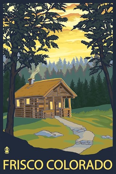 Amazon Com Lantern Press Frisco Colorado Cabin In The Woods