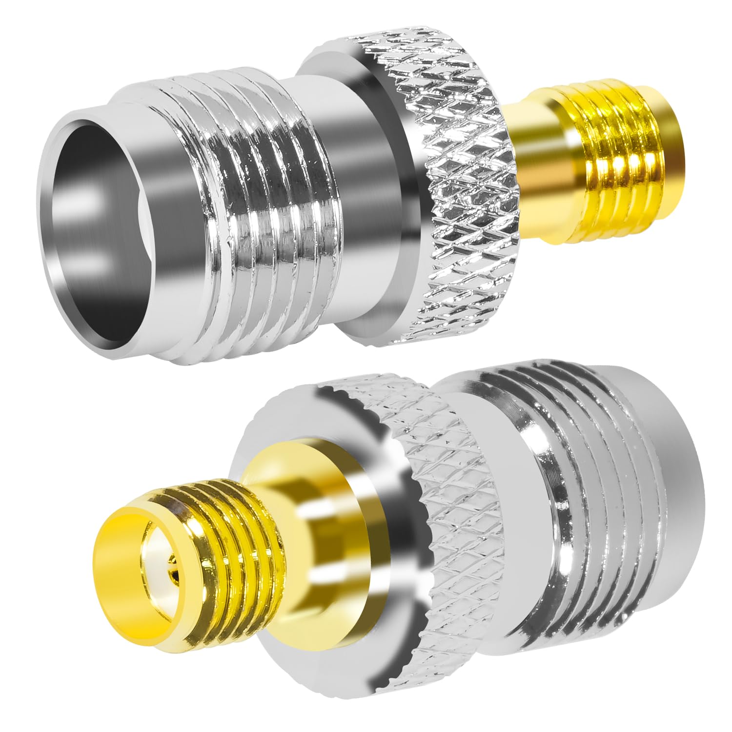 Fohevers 2 Pcs SMA Female to TNC Female Jack Adapter RF Coaxial Connector for 4G 2G 3G USB WiFi CB Radio