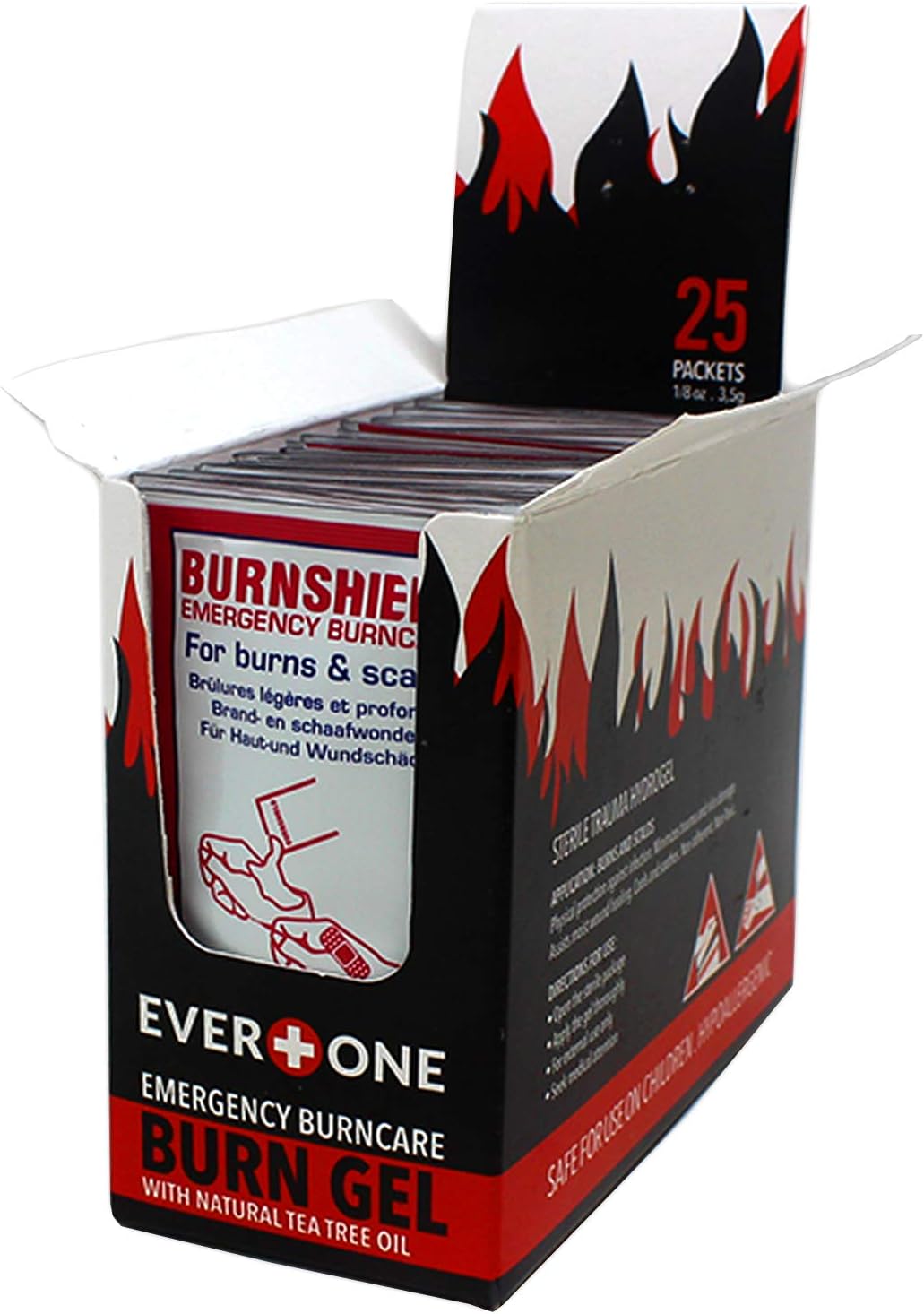 EverOne Emergency Burncare Burn Gel, 3.5g Packets, 25 Count: Health & Personal Care