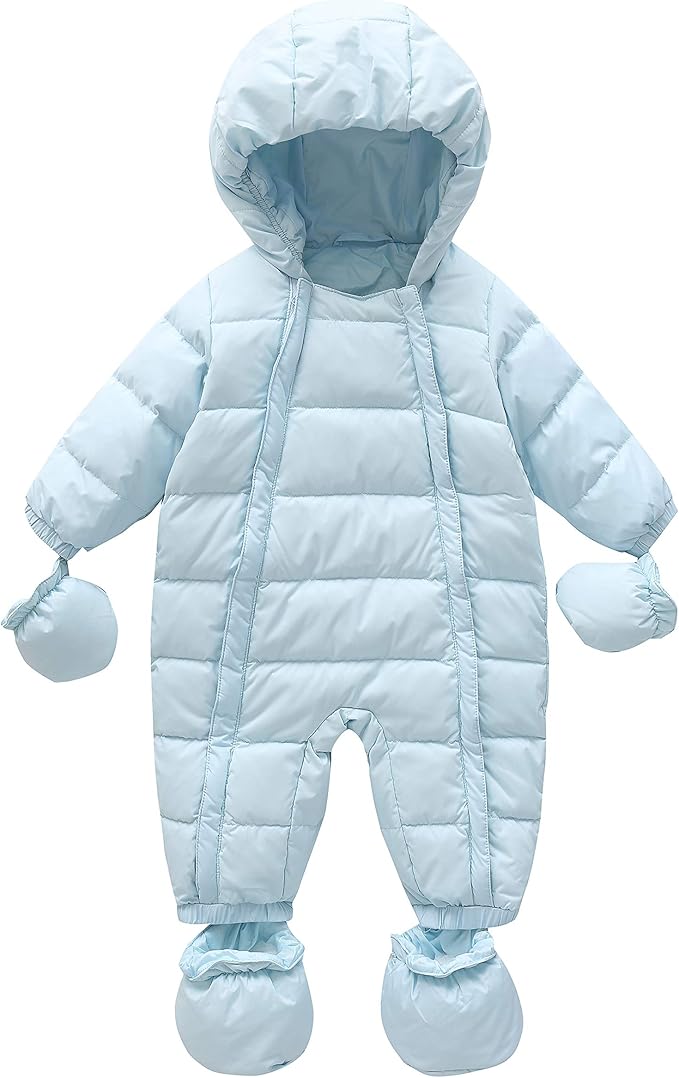 baby puffer snowsuit