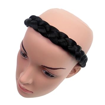 Amazon Com New Style Braid Plaited Chunky Hair Headband Jet