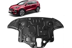 Frencstr Front Engine Splash Shield Fit for Kia Sportage 2017-2022 Engine Case Guards Suitable for Sportage Under Engine Cover Mud Flaps Directly Replace Original