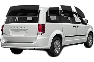 AUTOTEK Precut Windows Tint Film All Sides Cars Sun Blocking Protection Privacy Anti Shatter Glass 2 Ply Film Any Tint Shade kit for Dodge Grand Caravan 2008-2020