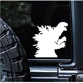 Sunset Graphics & Decals Godzilla Decal Sticker Car Vinyl Monster | Cars Trucks Vans Walls Laptop Computer | White | 5 inches | SGD000170