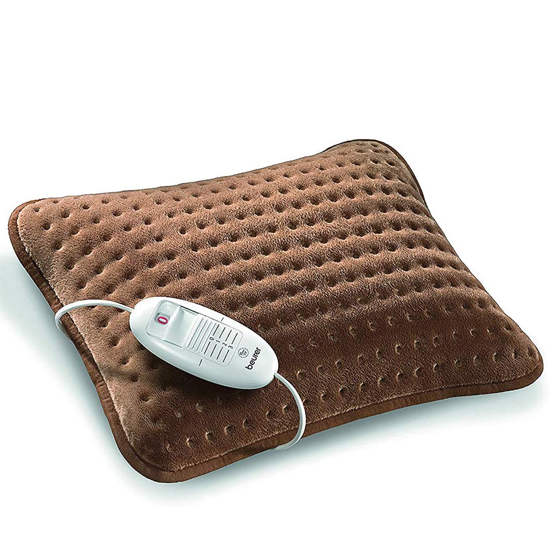 Beurer HK48 Heated Cushion | Heat pad disguised as cosy sofa cushion | Super soft surface | Heating pad with rapid warm-up function | Two colourway reversable cushion, 275.85