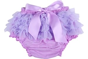 ICObuty Baby Girls Ruffle Bloomer Diaper Cover for Baby Girls Toddlers